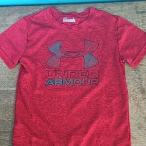 Under Armour Kids Red Logo T-Shirt